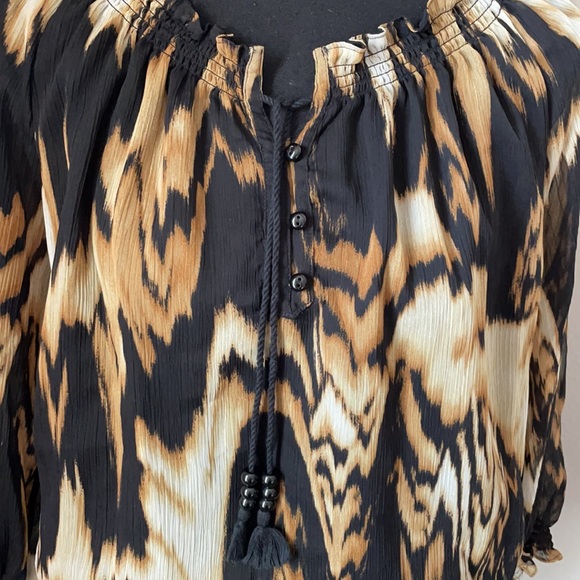 Jones New York animal print embellished top - Picture 2 of 3